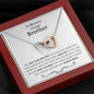Memory of Your Brother Interlocking Hearts Necklace - Love You This Much