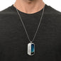 Miscarriage Gift For Dad Dog Tag Necklace - Love You This Much