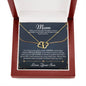 Mom (Love Son) Authentic Hearts Necklace - Love You This Much