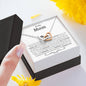 Mom 'Raised By You' Interlocking Hearts Necklace - Love You This Much