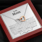 Mom 'Raised By You' Interlocking Hearts Necklace - Love You This Much