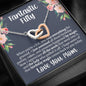 Mom Turning 50 Interlocking Hearts Necklace - Love You This Much