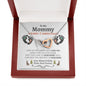Mommy (tummy) Merry Christmas Interlocking Hearts Necklace - Love You This Much