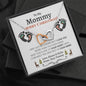 Mommy (tummy) Merry Christmas Interlocking Hearts Necklace - Love You This Much