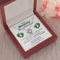 Mommy (Twin Tummy) Christmas Love Knot Necklace - Love You This Much
