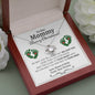 Mommy (Twin Tummy) Christmas Love Knot Necklace - Love You This Much