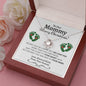 Mommy (Twin Tummy) Christmas Love Knot Necklace - Love You This Much
