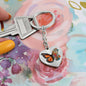 Monarch Butterfly Heart Keychain - Love You This Much