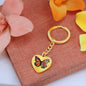 Monarch Butterfly Heart Keychain - Love You This Much