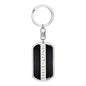 Morse Code Gridiron Keychain - Love You This Much