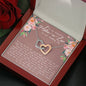 Mother In Law (Mahogany) Wedding Interlocking Hearts Necklace - Love You This Much