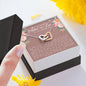 Mother In Law (Mahogany) Wedding Interlocking Hearts Necklace - Love You This Much