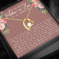Mother In Law On Our Wedding Day Forever Love Necklace - Love You This Much