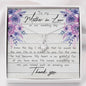 Mother In Law On Our Wedding Day Interlocking Hearts Necklace - Love You This Much