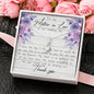 Mother in Law (On Wedding Day) Alluring Beauty Necklace - Love You This Much
