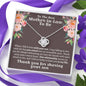Mother In Law To Be Love Knot Necklace - Love You This Much