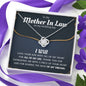 Mother In Law Wedding (From Bride) Love Knot Necklace - Love You This Much