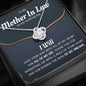 Mother In Law Wedding (From Bride) Love Knot Necklace - Love You This Much