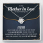 Mother In Law Wedding (From Bride) Love Knot Necklace - Love You This Much