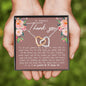 Mother's Thank You 'Babysitter' Interlocking Hearts Necklace - Love You This Much