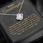 My Dear Granddaughter (Mandala) Love Knot Necklace - Love You This Much