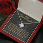 My Dear Granddaughter (Mandala) Love Knot Necklace - Love You This Much