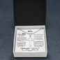 My Man 30th Birthday Ball Chain Cross Necklace - Love You This Much