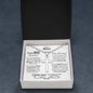 My Man 60th Birthday Ball Chain Cross Necklace - Love You This Much