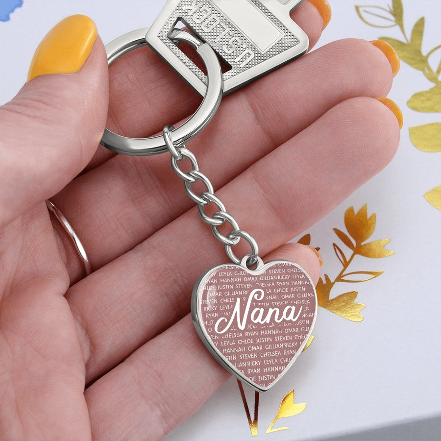 Nana Keychain - Love You This Much