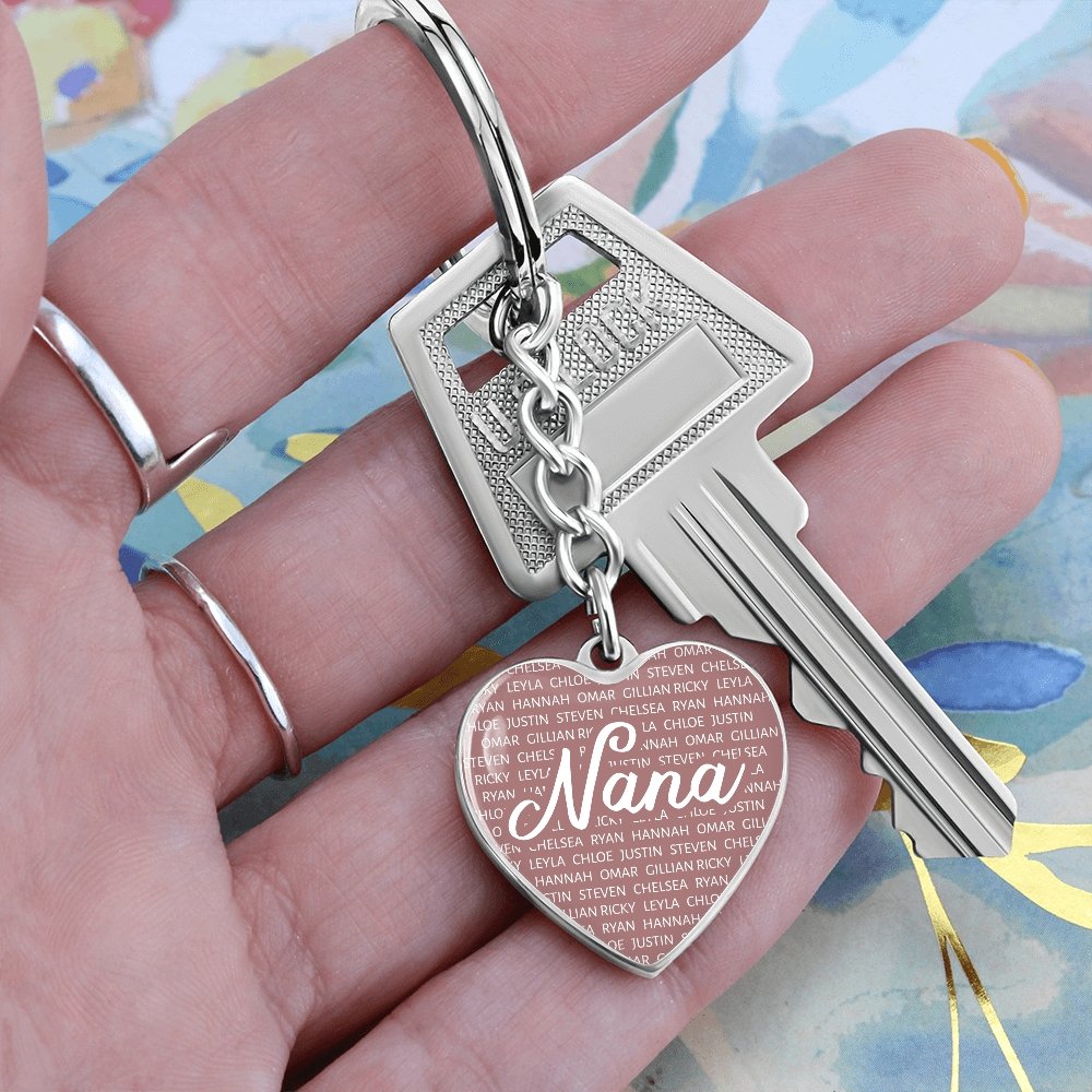 Nana Keychain - Love You This Much