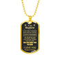 Nephew (Braver) Dog Tag Necklace - Love You This Much