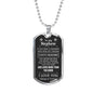 Nephew (Braver) Dog Tag Necklace - Love You This Much