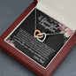 New Beautiful Daughter Interlocking Hearts Necklace - Love You This Much