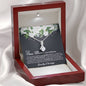 New Mom (Mother in Law) From Bride Alluring Beauty Necklace - Love You This Much