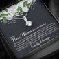New Mom (Mother in Law) From Bride Alluring Beauty Necklace - Love You This Much