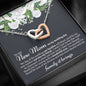 New Mom Wedding Interlocking Hearts Necklace - Love You This Much