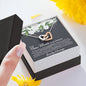 New Mom Wedding Interlocking Hearts Necklace - Love You This Much