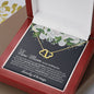 New Mom Wedding Solid Gold Necklace - Love You This Much