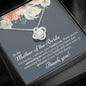 New Mother of The Bride (from Groom) Love Knot Necklace - Love You This Much