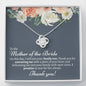 New Mother of The Bride (from Groom) Love Knot Necklace - Love You This Much