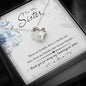 New Unbiologcial Sister Forever Love Necklace - Love You This Much