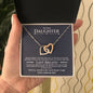 Our Daughter (Last Breath) Interlocking Hearts Necklace - Love You This Much
