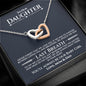 Our Daughter (Last Breath) Interlocking Hearts Necklace - Love You This Much