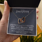 Our Daughter (Last Breath) Interlocking Hearts Necklace - Love You This Much