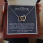 Our Daughter (Last Breath) Interlocking Hearts Necklace - Love You This Much