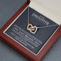 Our Daughter (Last Breath) Interlocking Hearts Necklace - Love You This Much