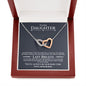 Our Daughter (Last Breath) Interlocking Hearts Necklace - Love You This Much