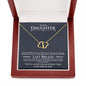 Our Daughter (Last Breath) Love Mom & Dad Everlasting Love Necklace - Love You This Much