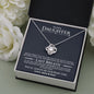 Our Daughter (Last Breath) Mom & Dad Love Knot Necklace - Love You This Much