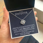 Our Daughter (Last Breath) Mom & Dad Love Knot Necklace - Love You This Much